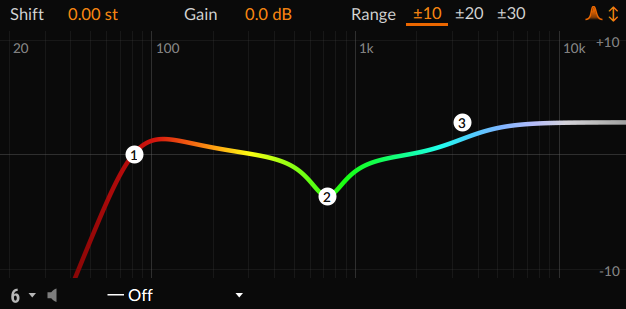 EQ example settings